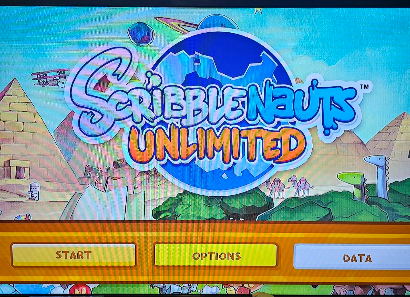 Scribblenauts Unlimited (Nintendo Wii U, 2012) Game Case Manual - Tested