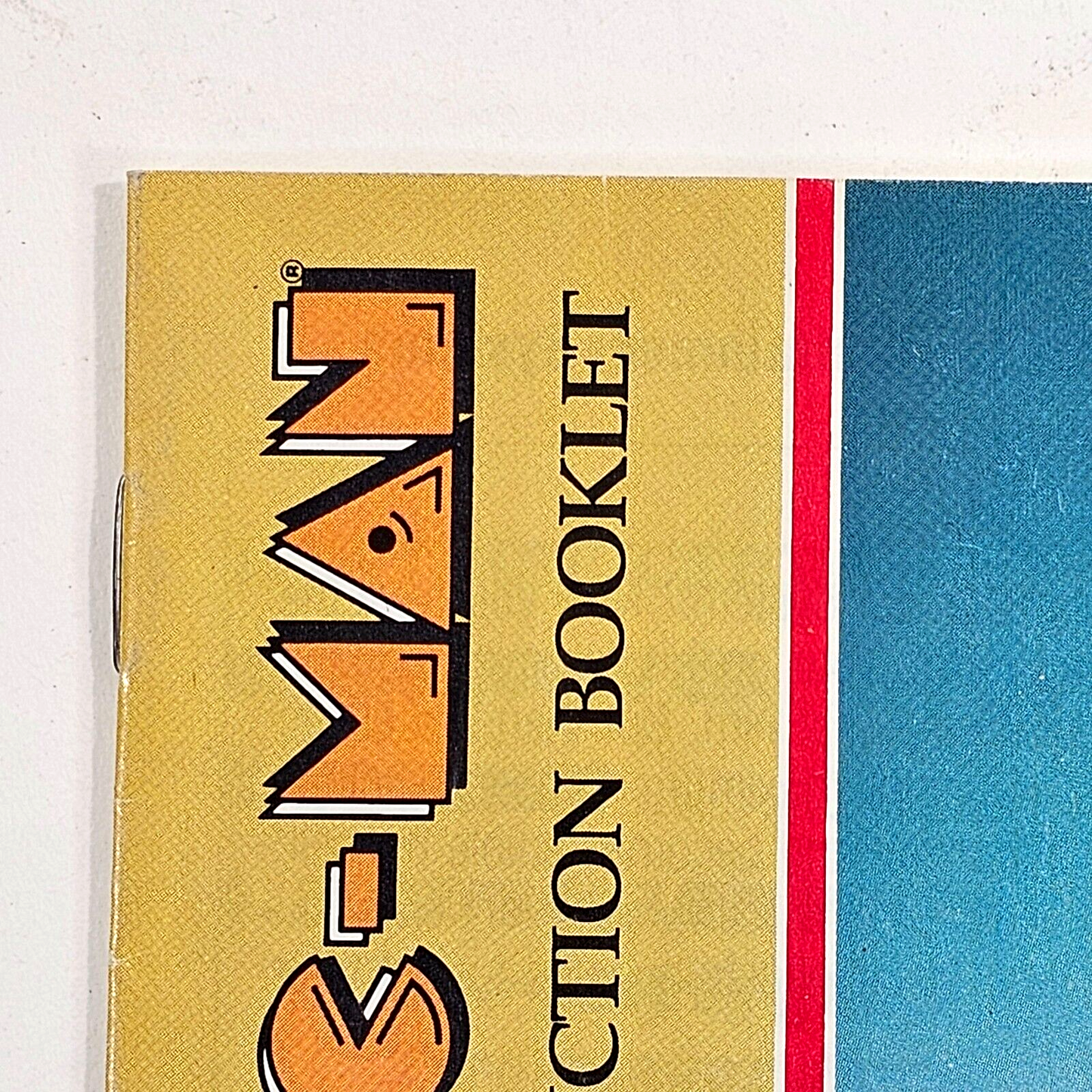 PAC-MAN (Nintendo Entertainment System, 1990) Gold Instruction Booklet Only