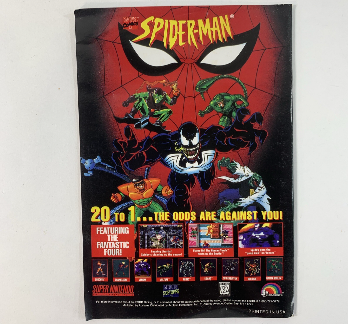 Stargate (Super Nintendo, 1991) Game, Box, Manual, Poster, Insert, Registration