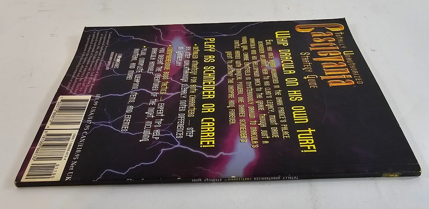 Castlevania Totally Unauthorized Strategy Guide (1999, Trade Paperback)