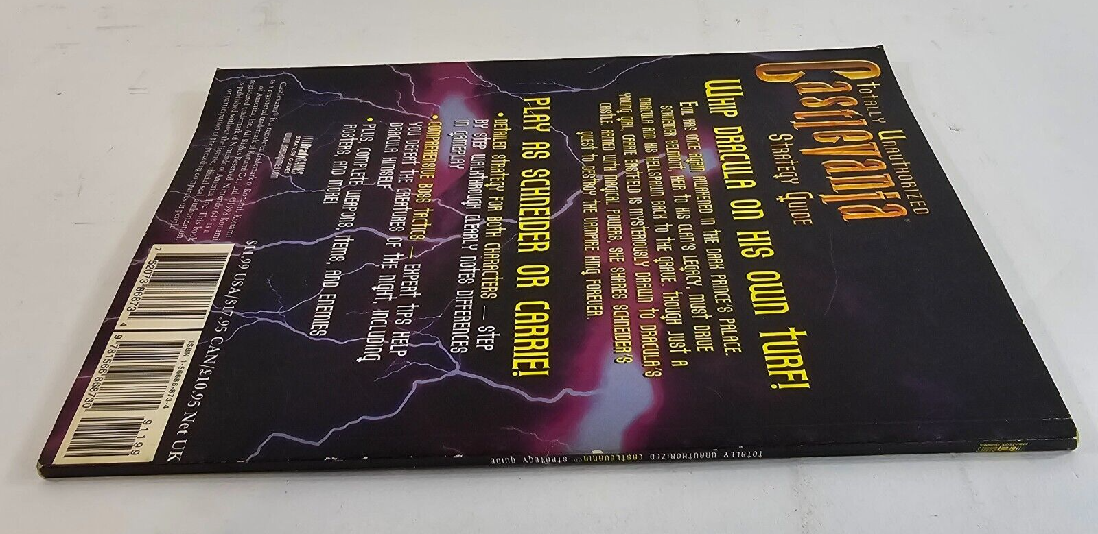 Castlevania Totally Unauthorized Strategy Guide (1999, Trade Paperback)