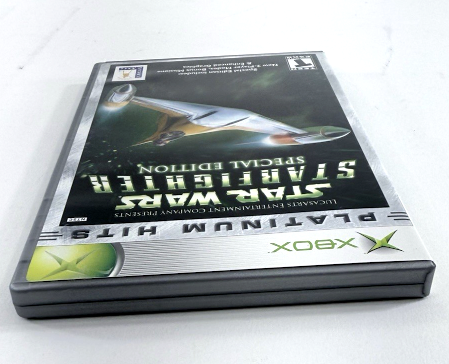 Star Wars: Starfighter Special Edition (Xbox, 2001) Game Case Manual - Tested
