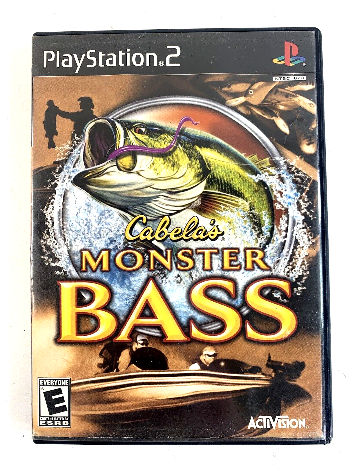 Cabela's Monster Bass (Sony PlayStation 2, 2007) Game Case Manual CIB