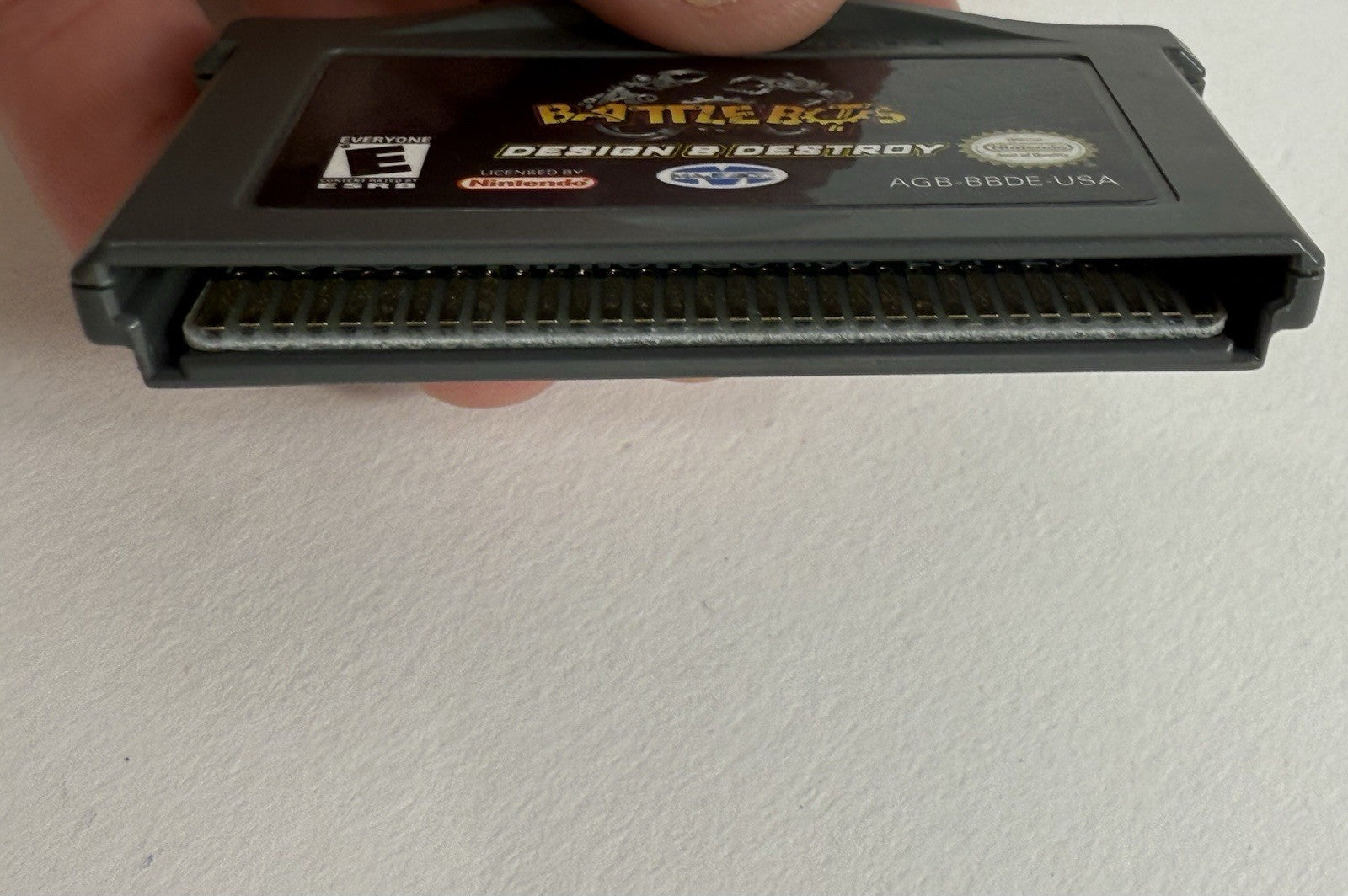 BattleBots: Design & Destroy (Nintendo GameBoy Advance, 2003) Game Cartridge