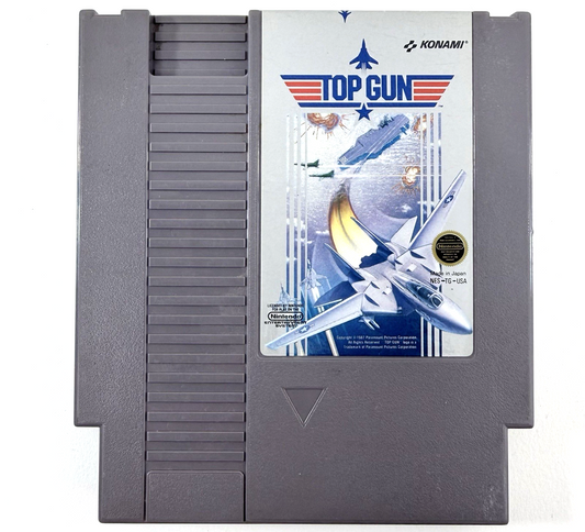 Top Gun (Nintendo Entertainment System, 1987) Game Cartridge -Tested and Working