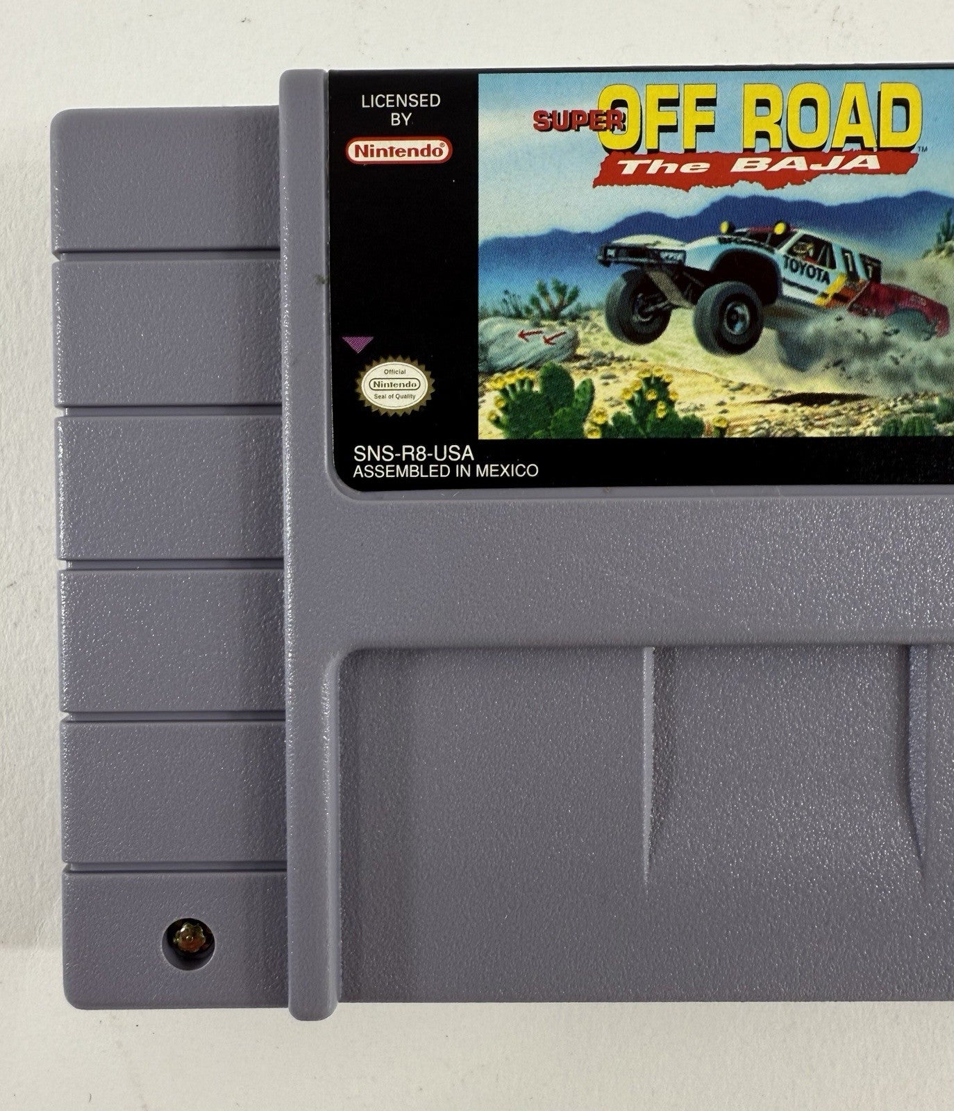 Super Off Road: The Baja (Super Nintendo SNES, 1993) Game and Manual - Tested