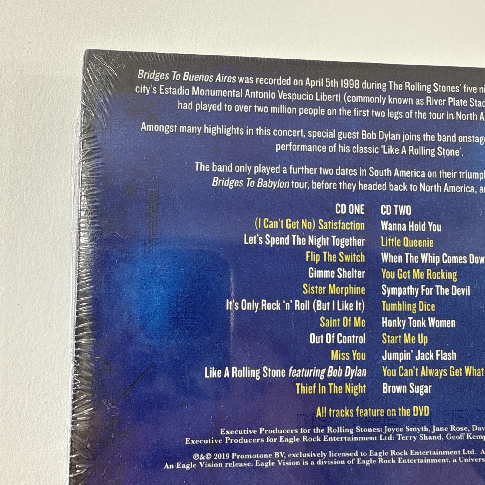 Bridges to Buenos Aires by The Rolling Stones (2 CD+ DVD, 2019)  - New