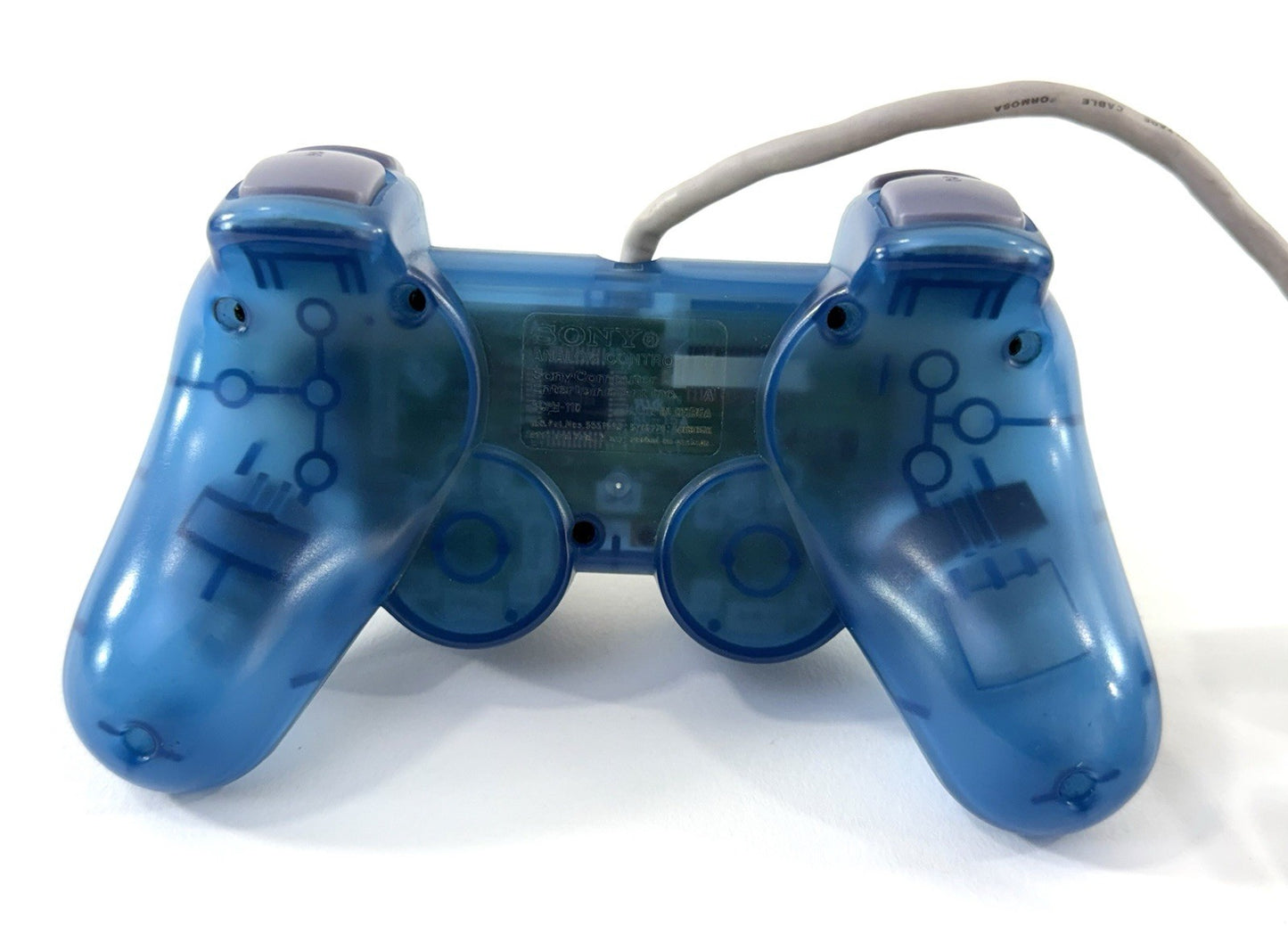 Sony PlayStation PSOne DualShock Island Blue Controller - Tested and Working