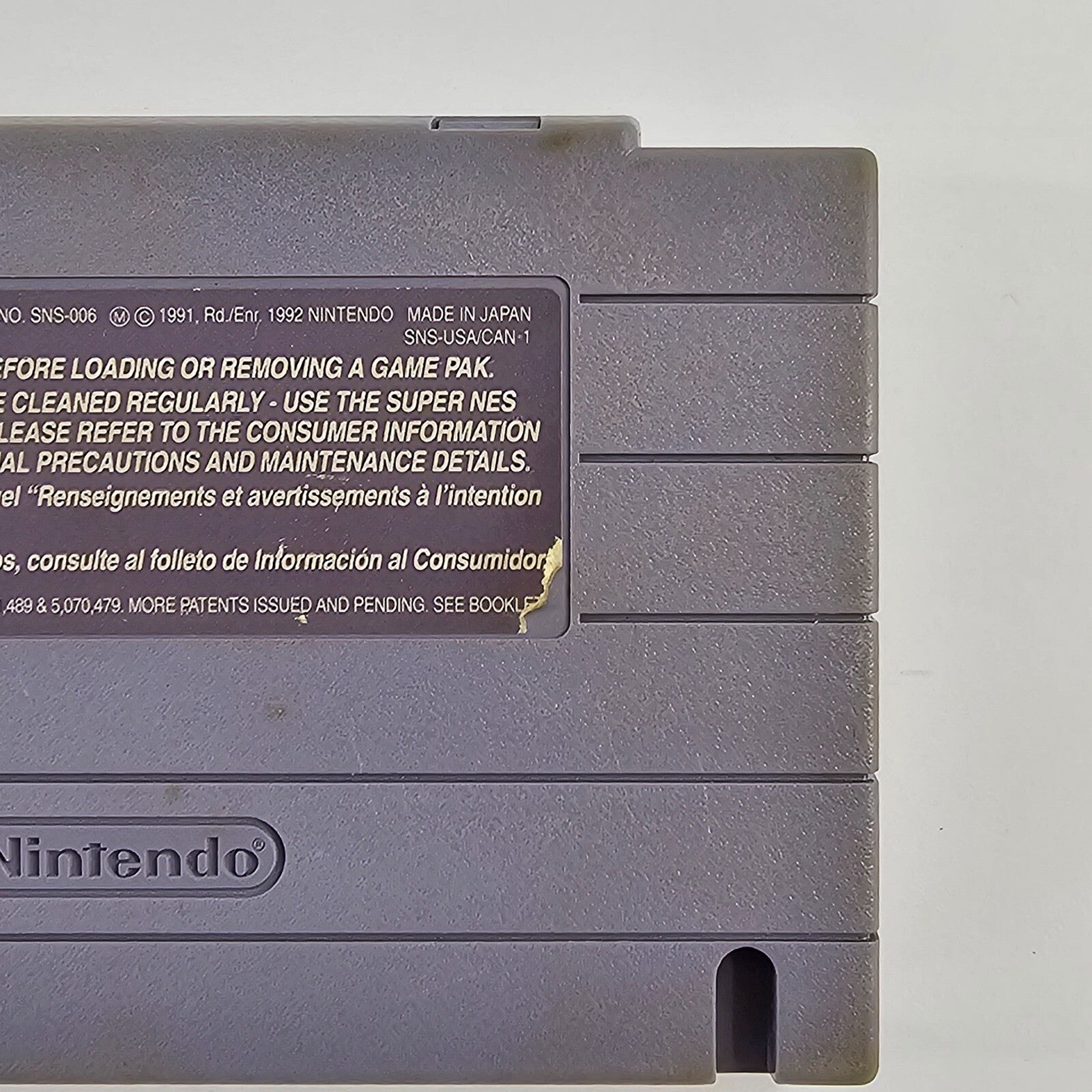 Aero the Acro-Bat (Super Nintendo, 1993) Game Cartridge - Tested and Working