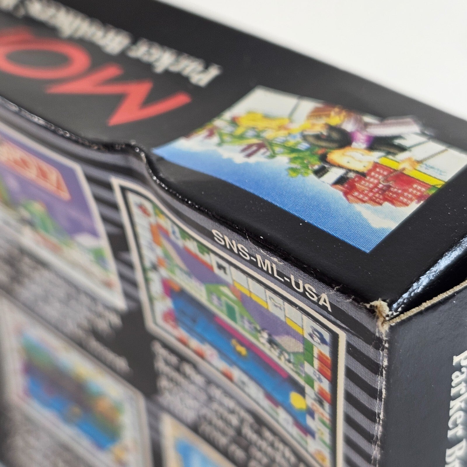 Monopoly (Super Nintendo | SNES, 1992) Box Manual and Insert