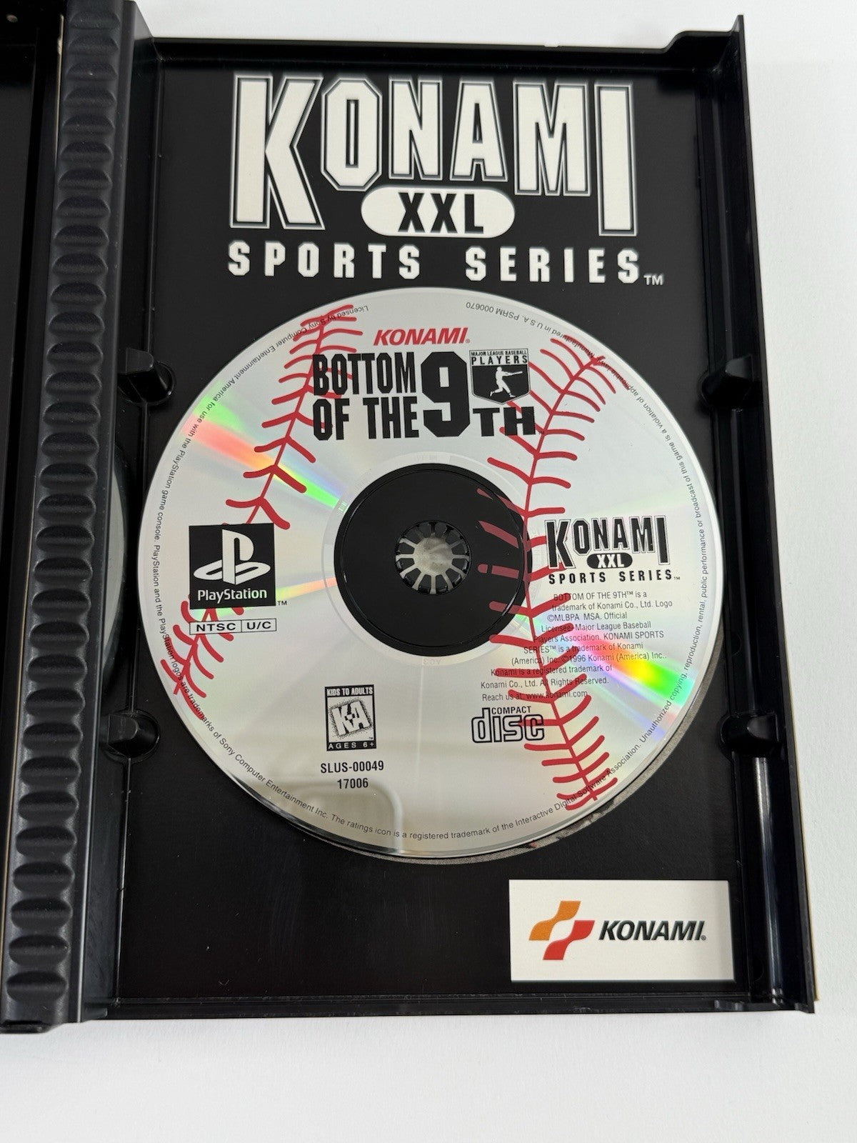 Bottom of the 9th [Long Box] (PlayStation 1, 1996) Game Case Manual - Tested
