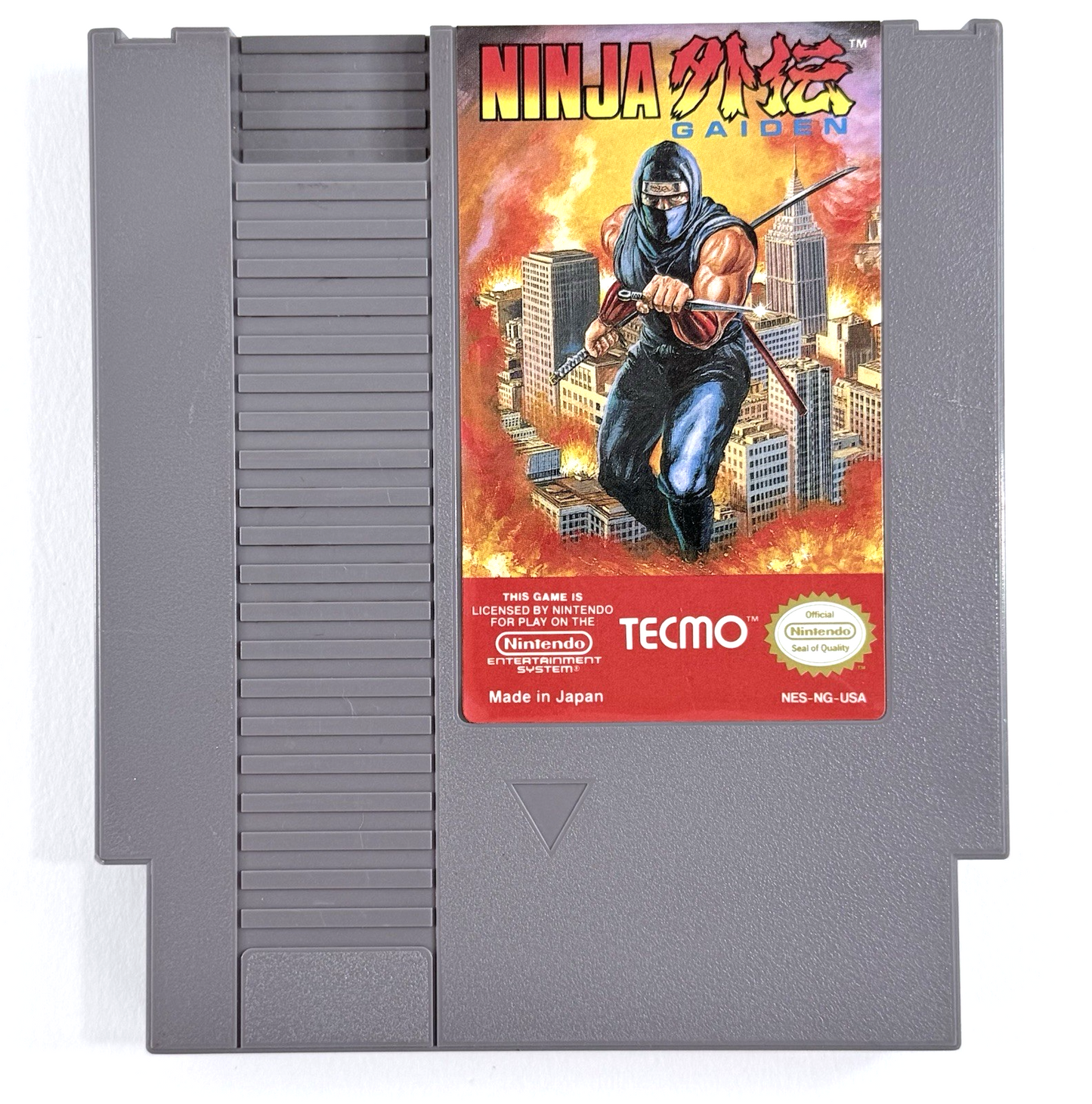 Ninja Gaiden (Nintendo Entertainment System, 1989) Game Cartridge - Tested