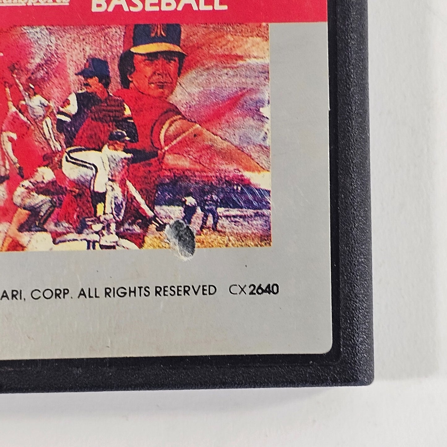 RealSports Baseball (Atari 2600, 1987) Game Cartridge - Tested and Working
