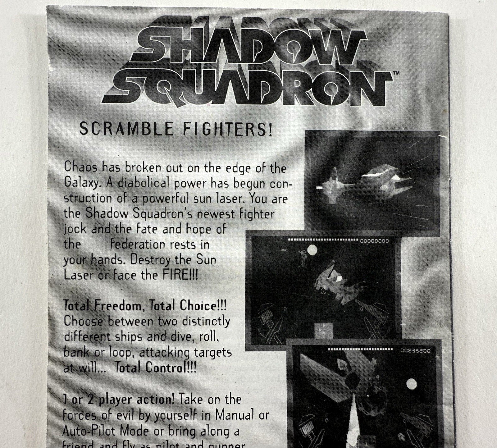 Zaxxon's Motherbase 2000 (Sega Genesis 32X, 1995) Instructional Manual 84512