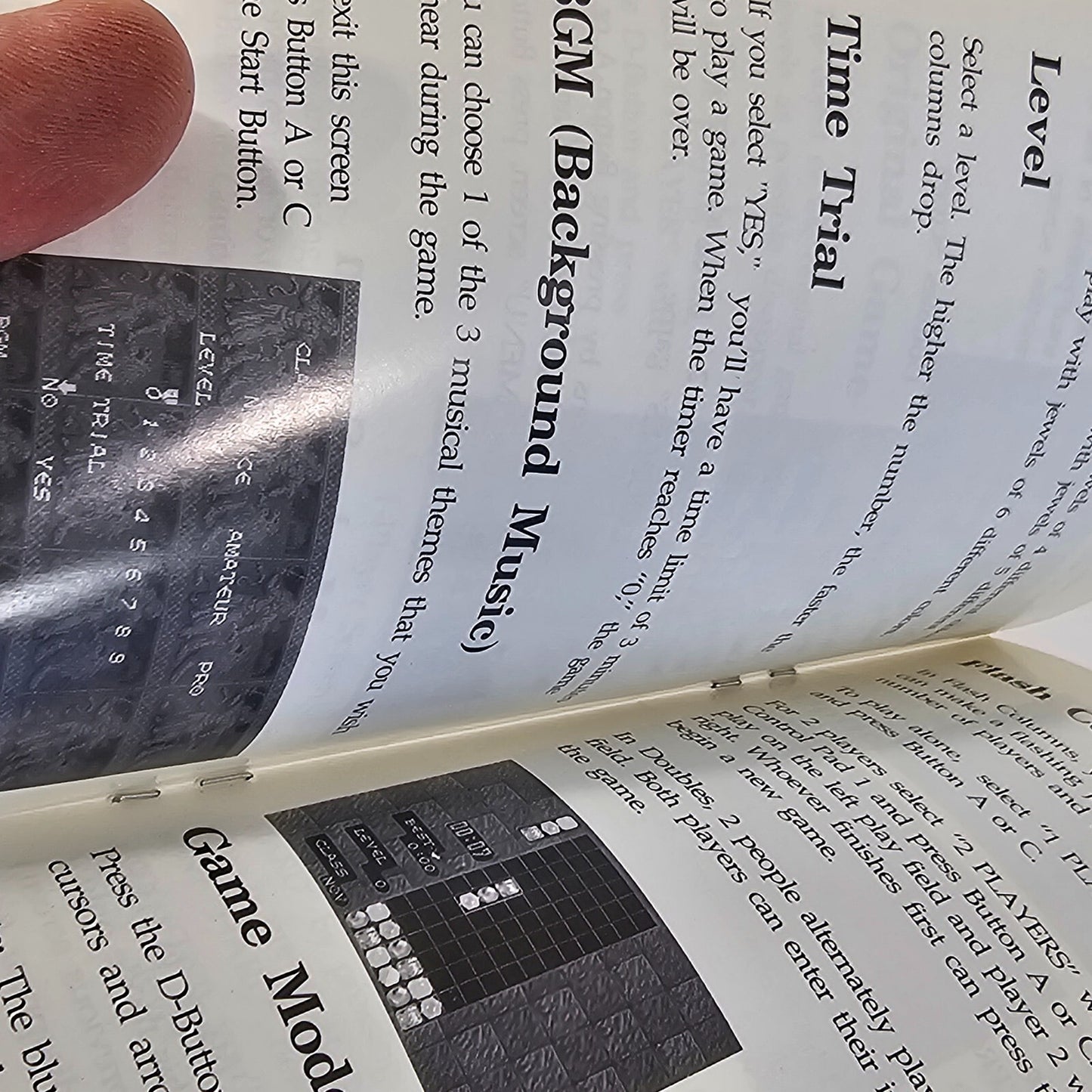 Columns (Sega Genesis, 1990) Game and Manual - Tested and Working