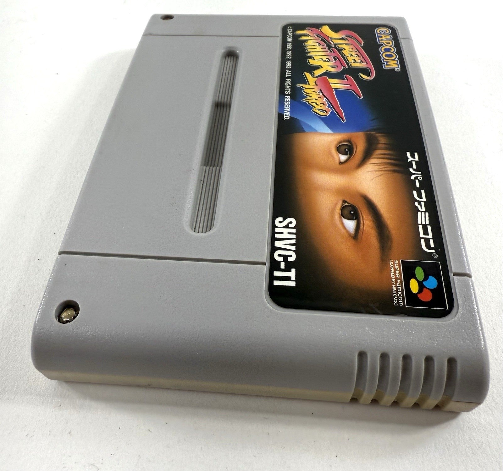 Street Fighter II: Turbo (Super Famicom, 1993) Game Cartridge - Tested