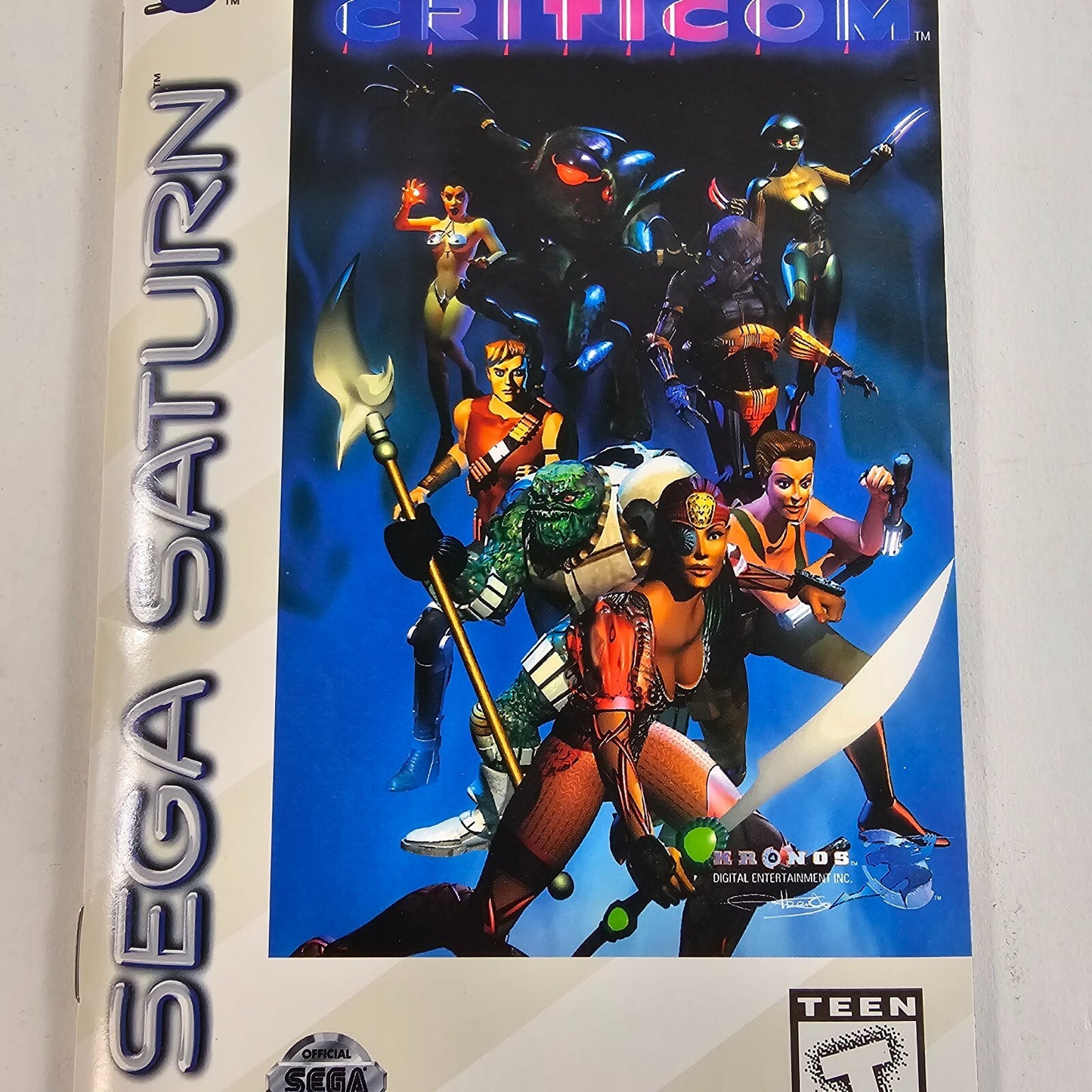 Criticom (Sega Saturn, 1995) Replacement Manual