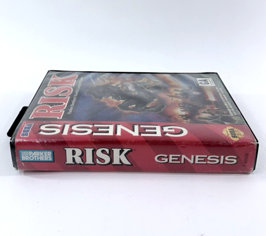 Risk (Sega Genesis, 1994) Game, Case and Manual - Tested and Working