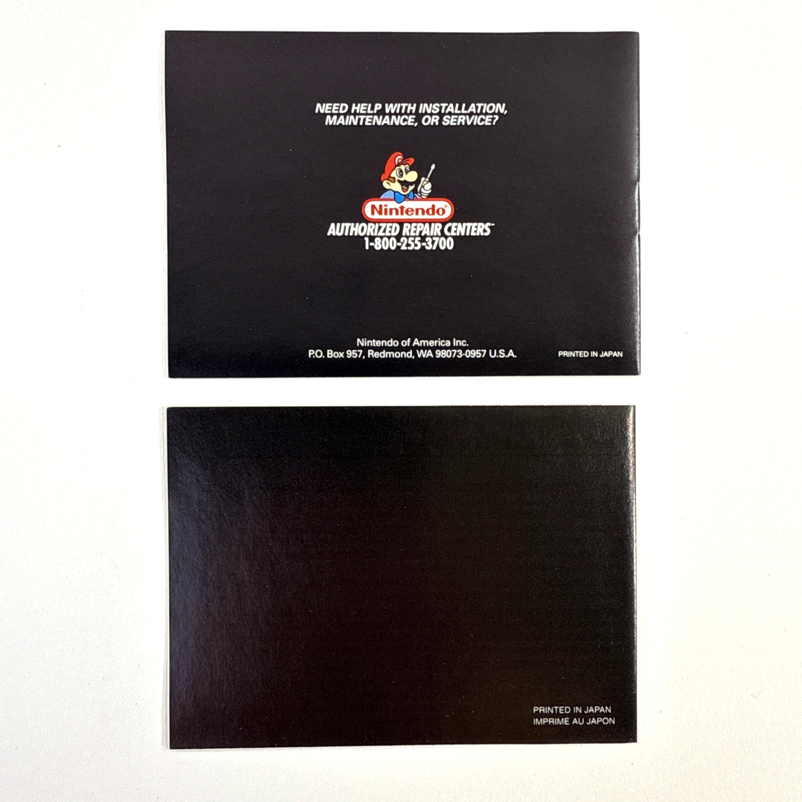 Tennis (Nintendo Gameboy, 1989) Game Box Manual Inserts - Tested and Working