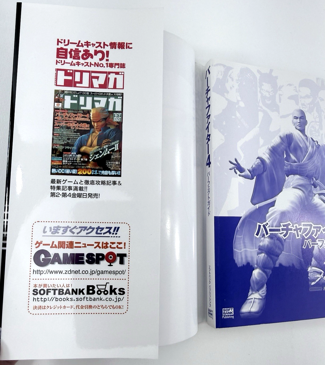 Virtua Fighter 4 Perfect Guide Ver. B (SoftBank Publishing, 2001) Japanese Ver.
