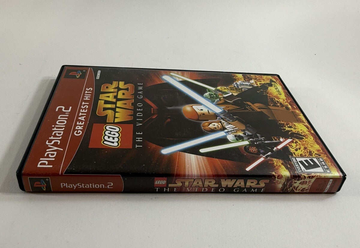 LEGO Star Wars: The Video Game (PlayStation 2, 2005) Game Case Manual - Tested
