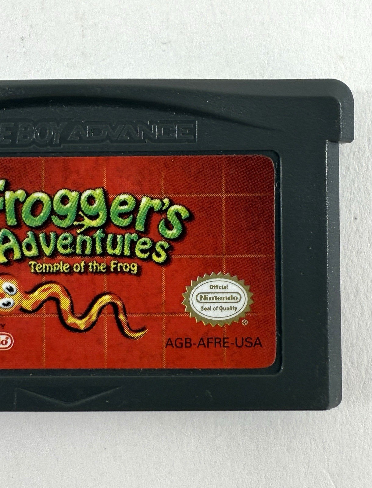 Frogger's Adventures: Temple of the Frog (GameBoy Advance, 2001) Game Cartridge