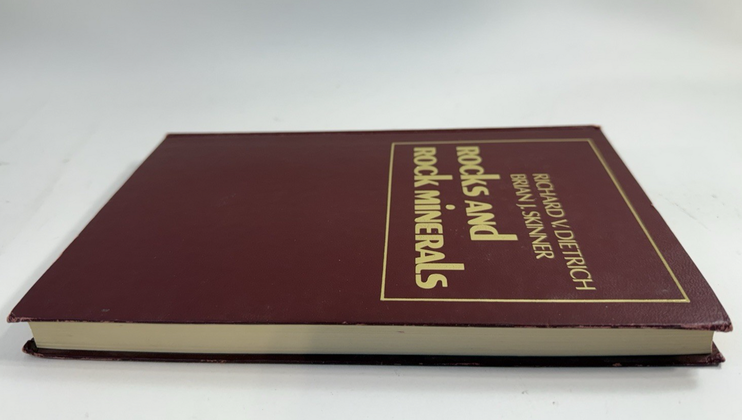 Rocks and Rock Minerals by Dietrich/Skinner  (Hardcover, 1979)
