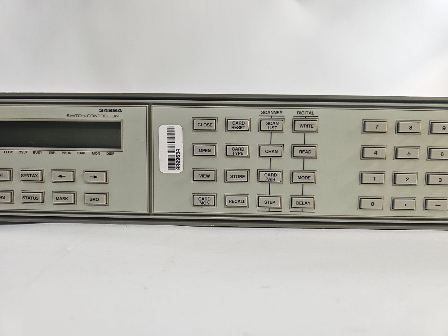 Hewlett Packard 3488A Switch / Control Unit with Mounting Brackets - Tested