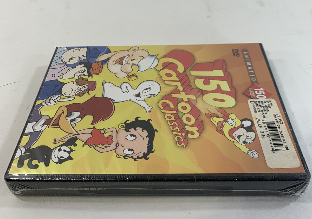 Ultimate 150 Cartoon Festival (DVD, 2008) New, Factory Sealed