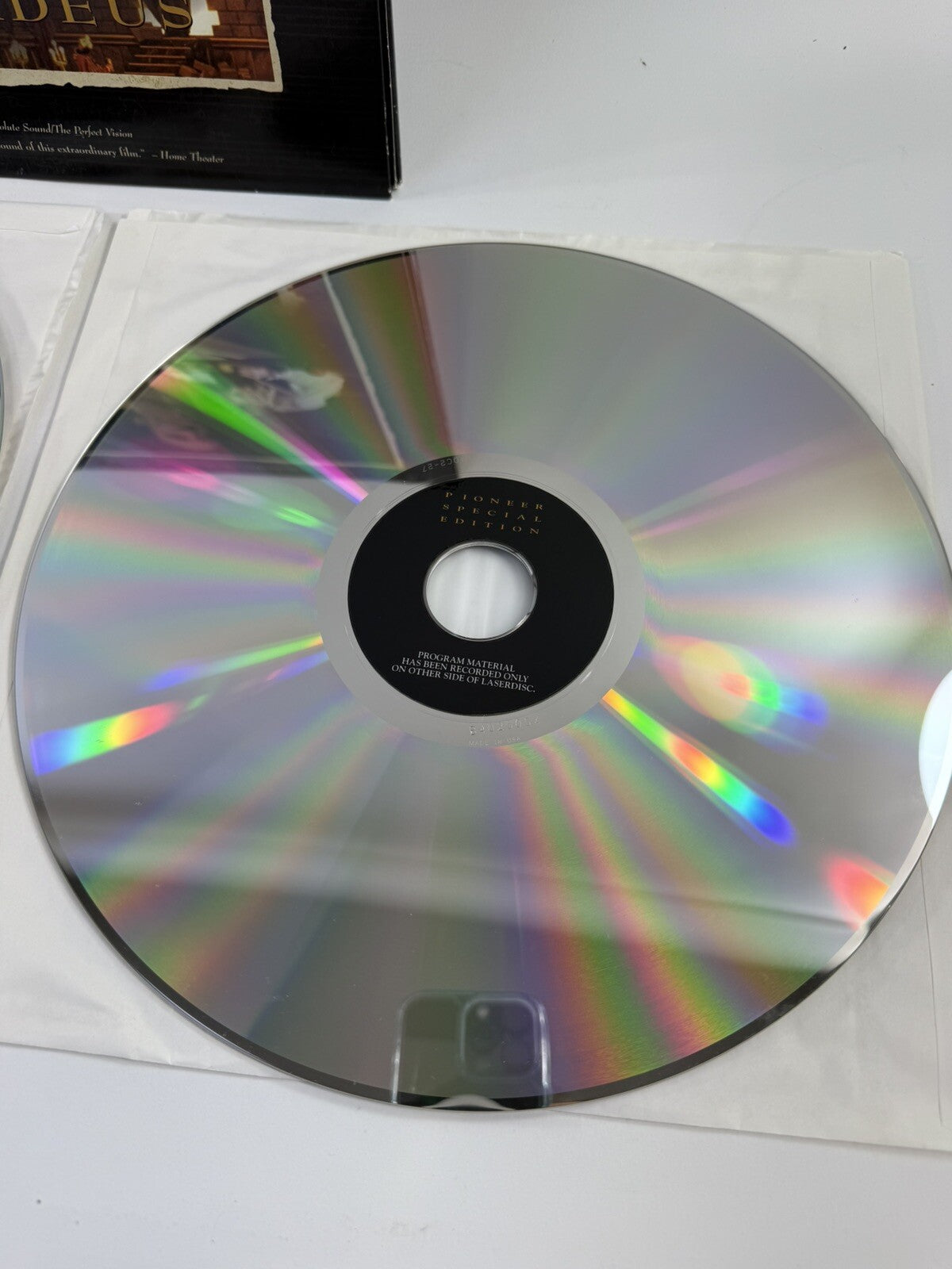 Amadeus (Pioneer Special Edition Laserdisc, 1996) Tested and Working