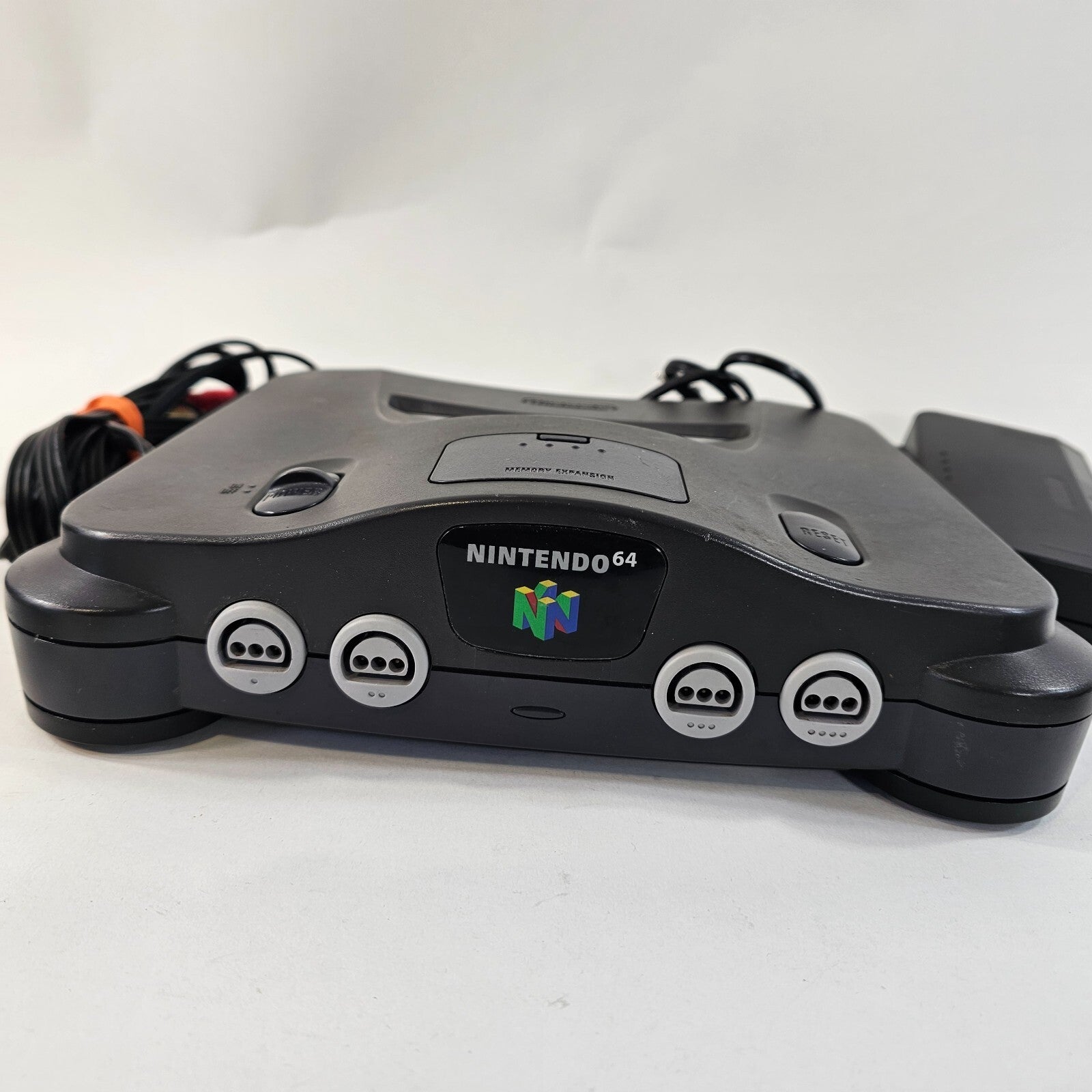 Nintendo 64 System 32MB Home Console NUS-001 - Two Controllers - Cords - TESTED