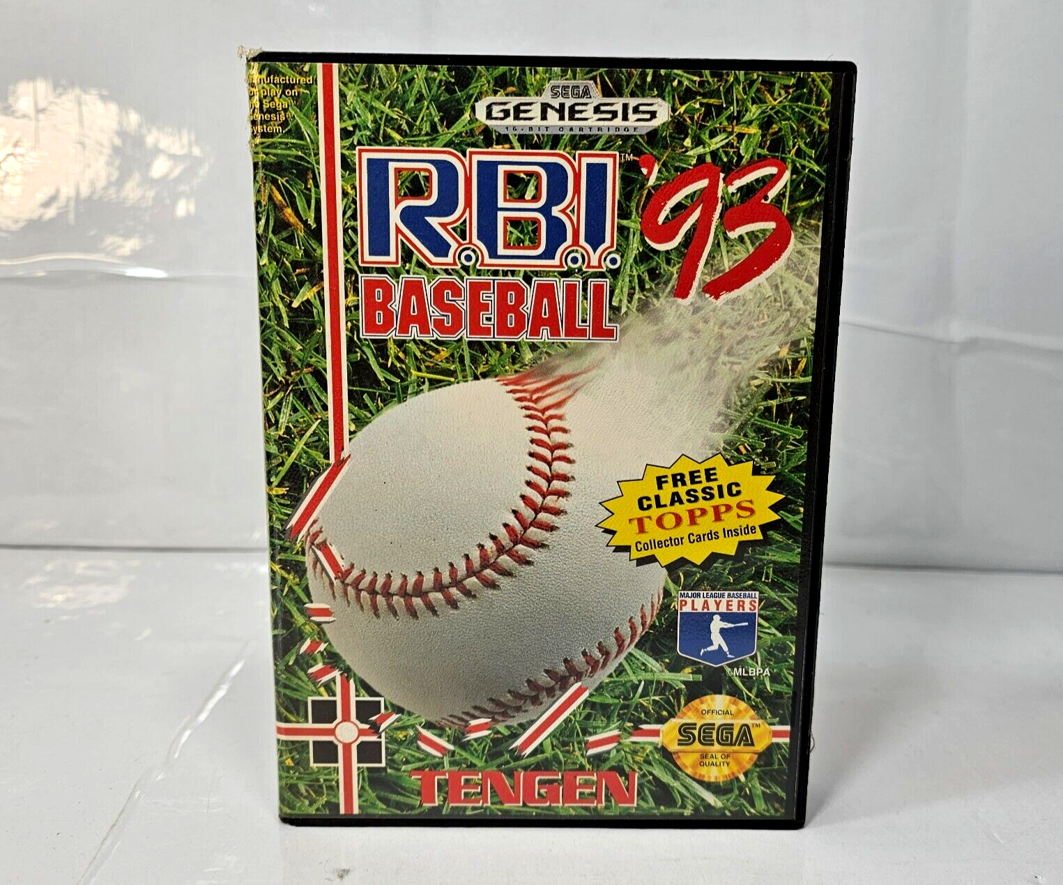 R.B.I. Baseball '93 (Sega Genesis, 1993) Game Case Manual