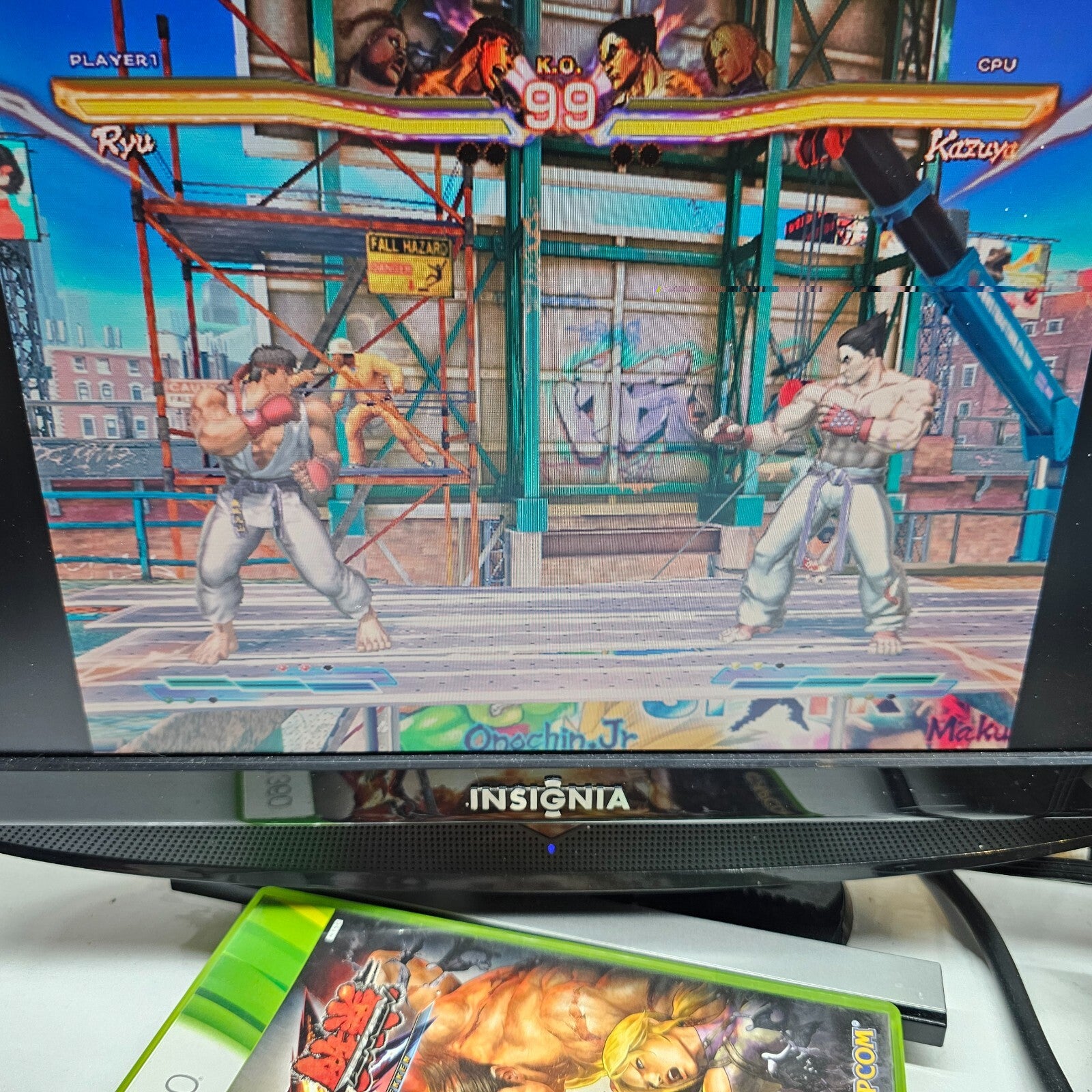 Street Fighter X Tekken (Xbox 360, 2012) Game Case Manual - Tested and Working