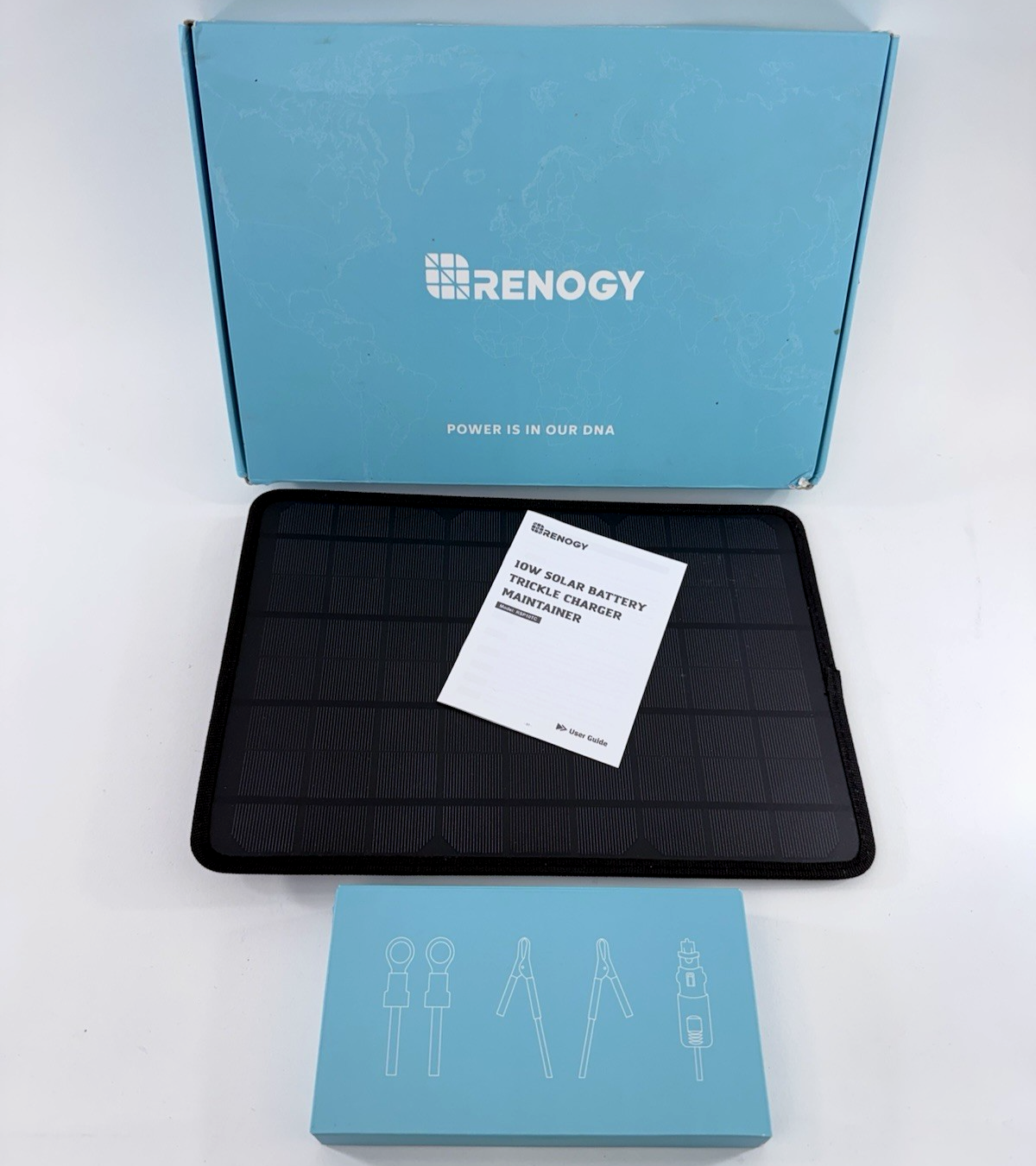 Renogy 10W Solar Battery Trickle Charger Maintainer - Open Box - Box Wear