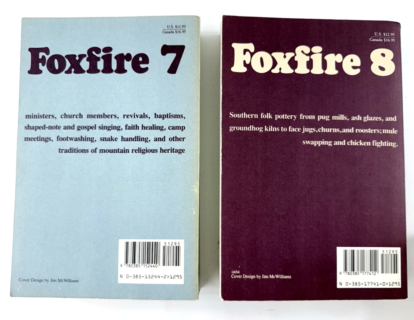Foxfire Book Series #2 3 4 6 7 8 9 Eliot Wigginton Survival Homestead 1970s-80s
