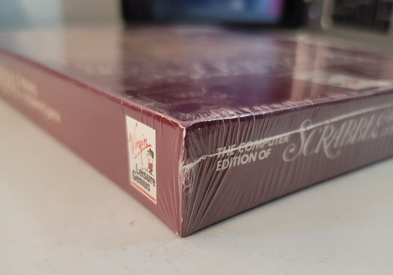 Virgin 1989 Scrabble Crossword Game IBM PC 5 1/4” Floppy disk - New