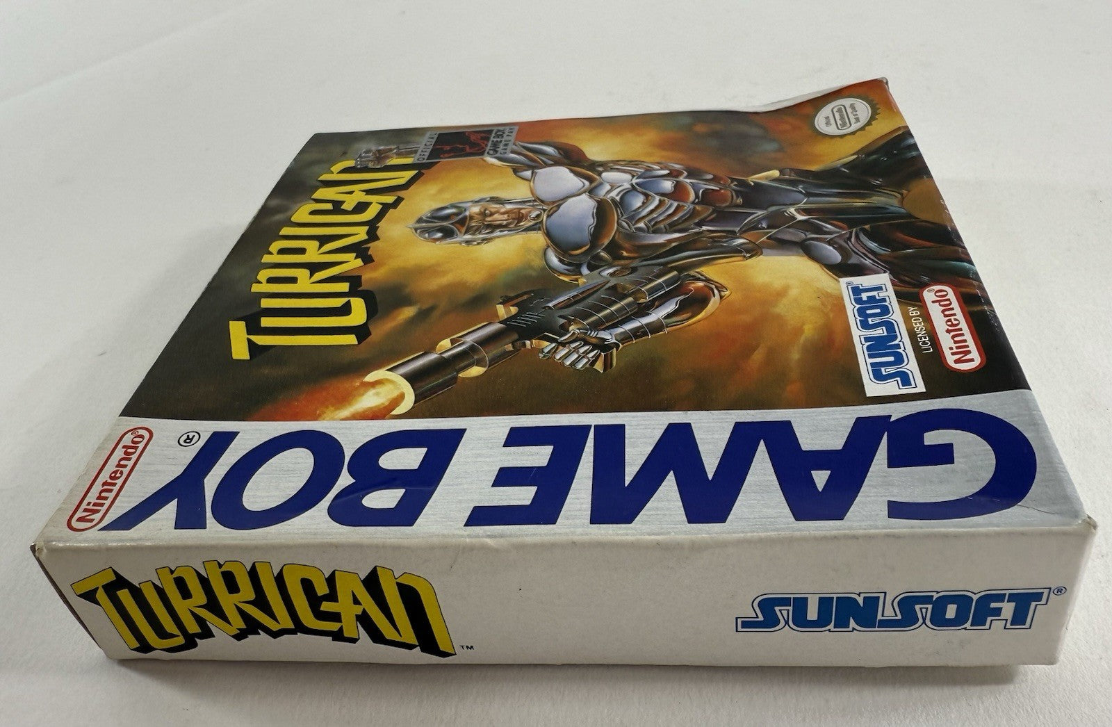 Turrican (Nintendo GameBoy, 1991) Game Box Manual Inserts - Tested and Working