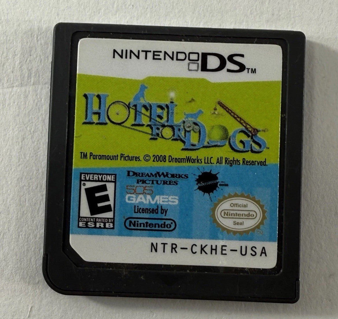 Hotel for Dogs (Nintendo DS, 2009) Game Cartridge - Tested and Working