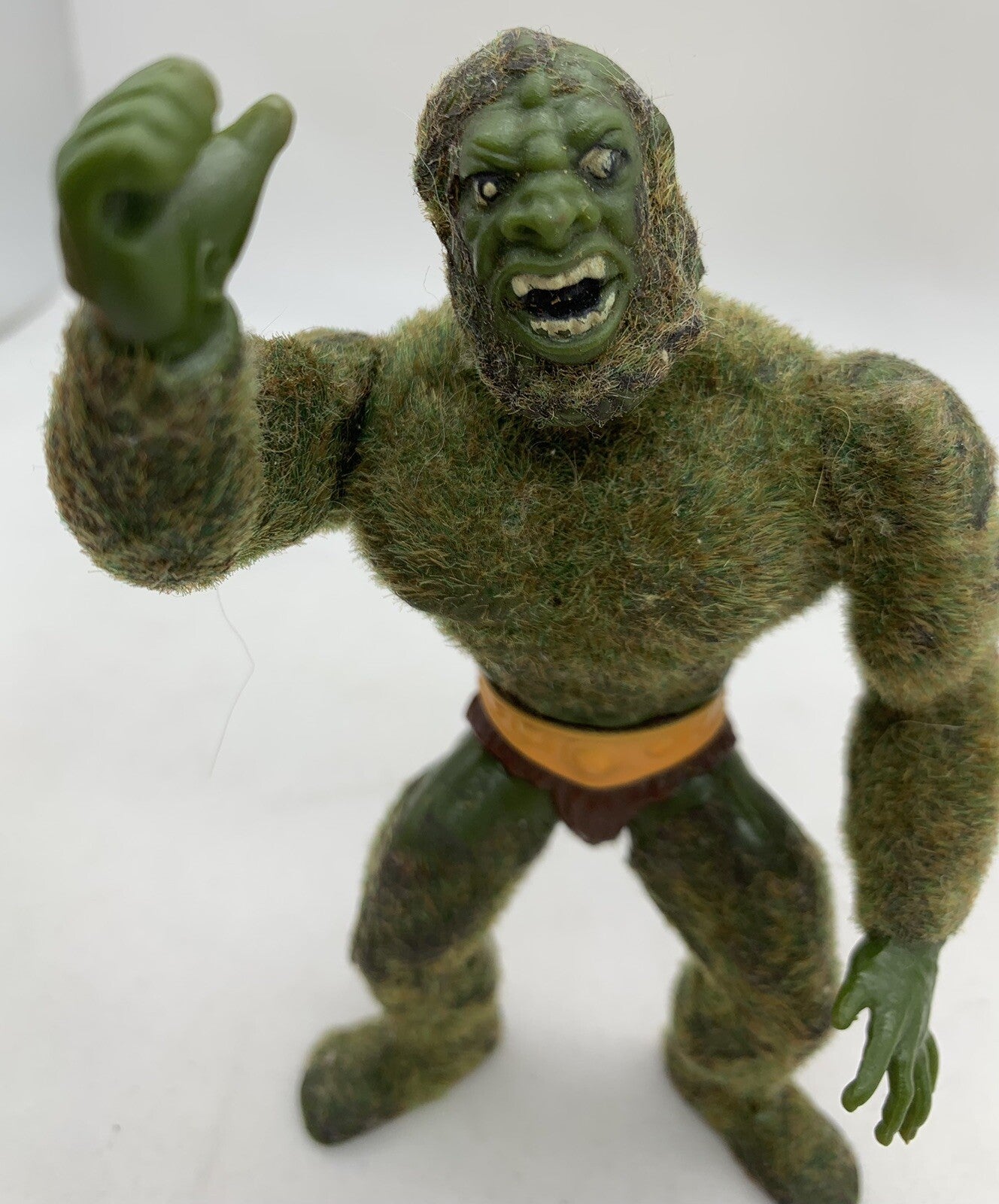 Mattel 1985 Moss Man He-Man Masters Of The Universe Flocked Action Figure - Read