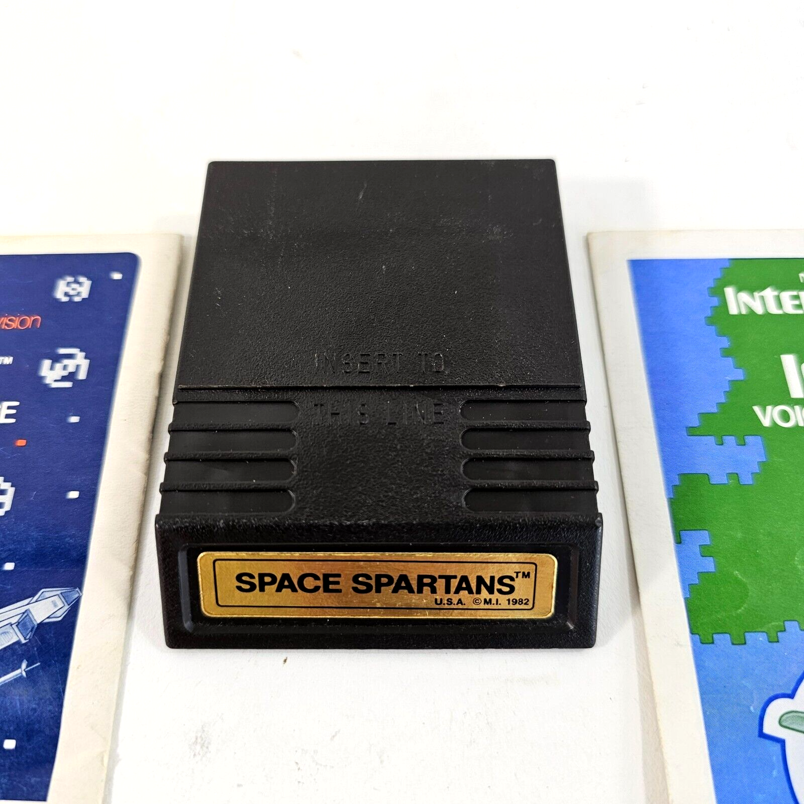 Space Spartans (Intellivision bundle) B-17 Bomber Game Cartridges and Manuals