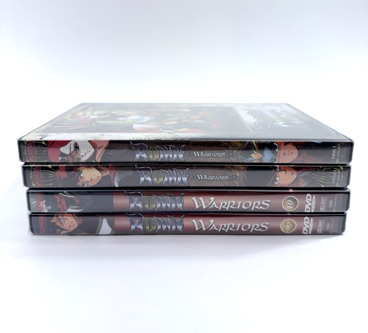 Ronin Warriors Vol. 9 & 10 + OVA 1 & 2 (DVD, 2002) Bandai - New, Factory Sealed
