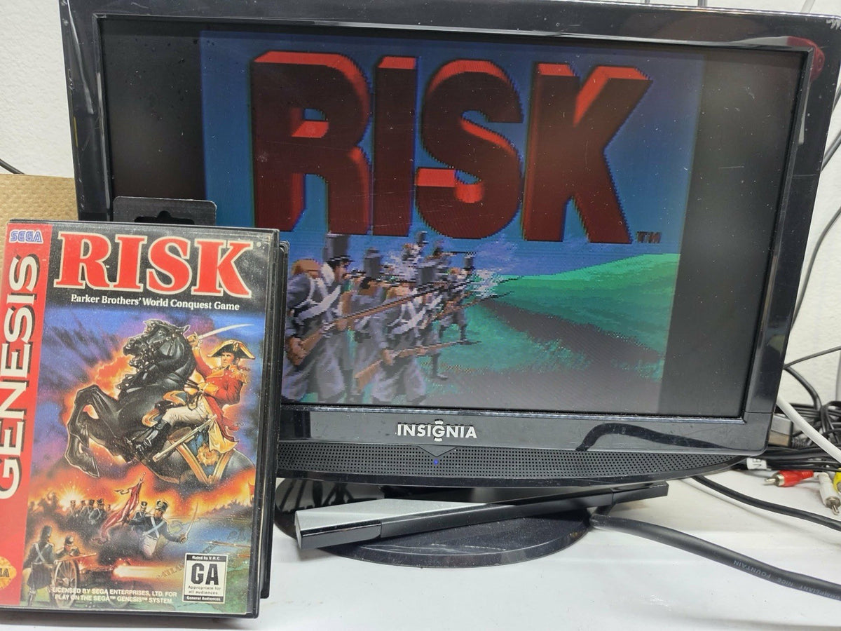 Risk (Sega Genesis, 1994) Game, Case and Manual - Tested and Working
