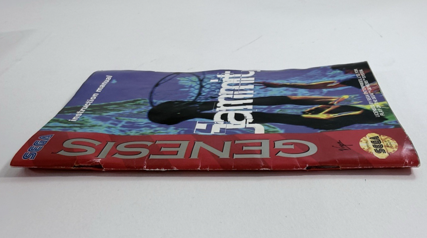Jammit (Sega Genesis, 1994) Game Case Manual - Tested and Working