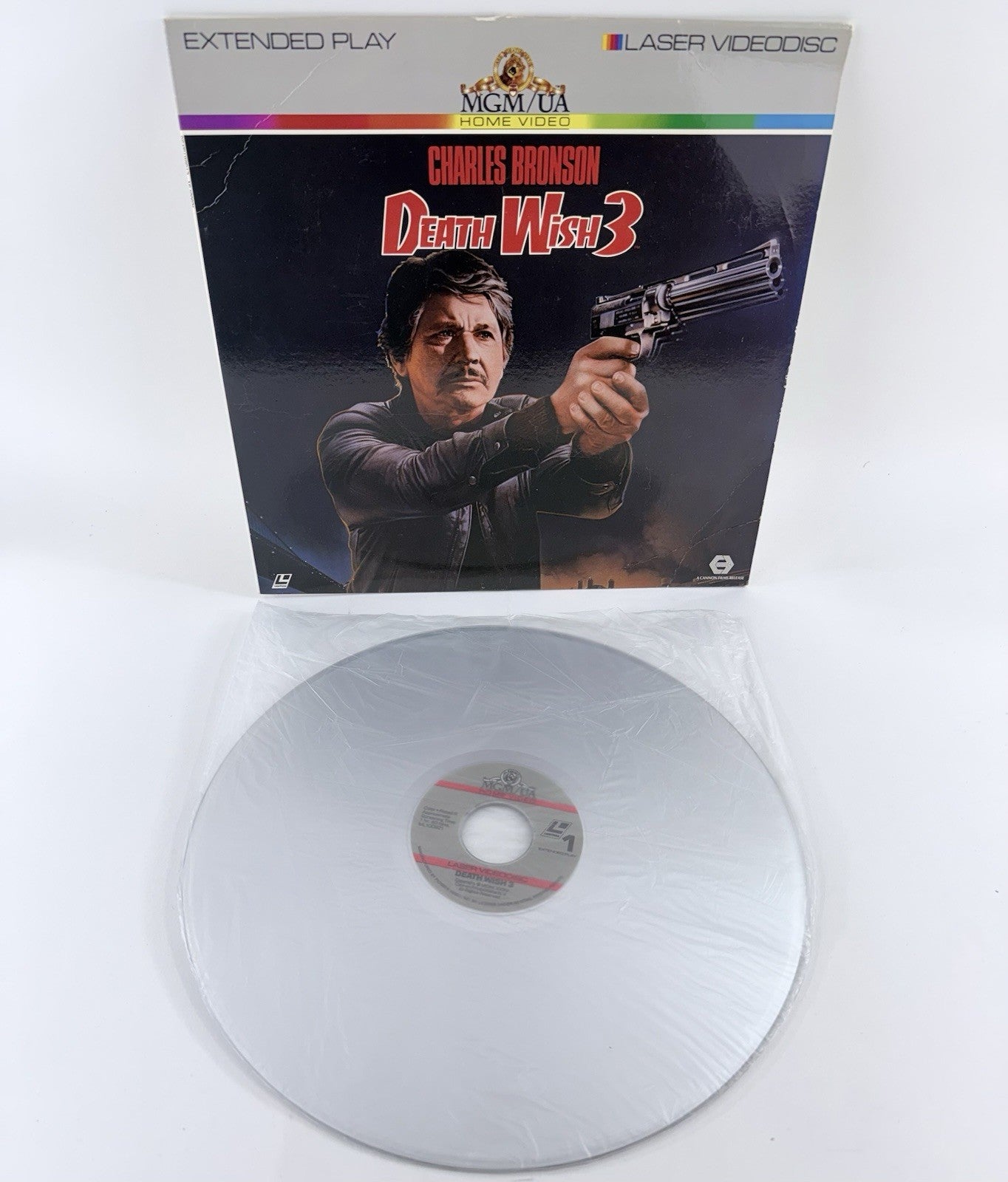 Death Wish 3 (Laserdisc, 1996) Extended Play Charles Bronson Film - Tested