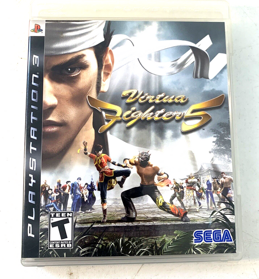 Virtua Fighter 5 (Sony PlayStation 3, 2007) Game Case Manual - Tested