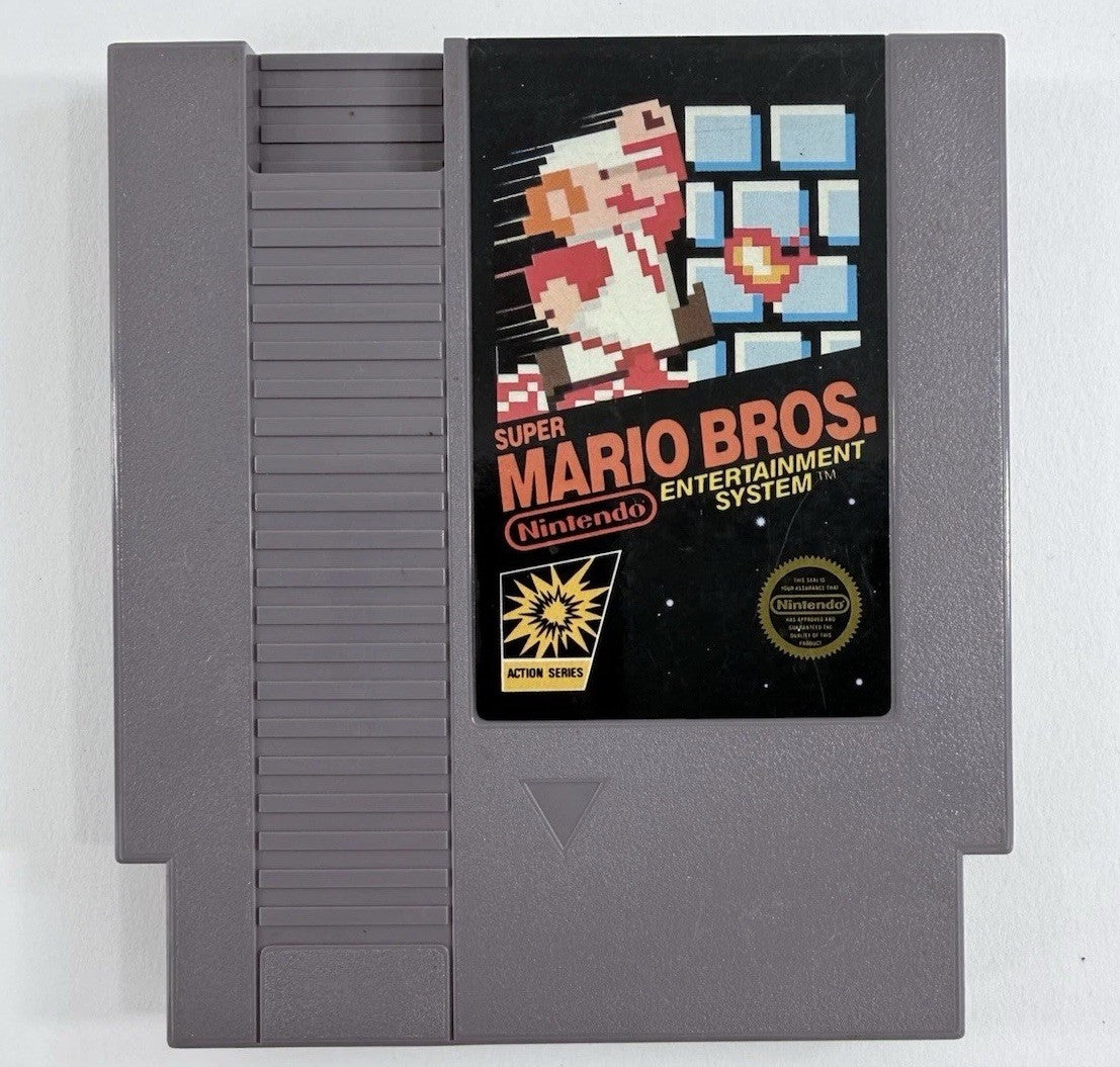 Super Mario Bros. (Nintendo NES, 1985) 5-Screw Game Cartridge - Tested