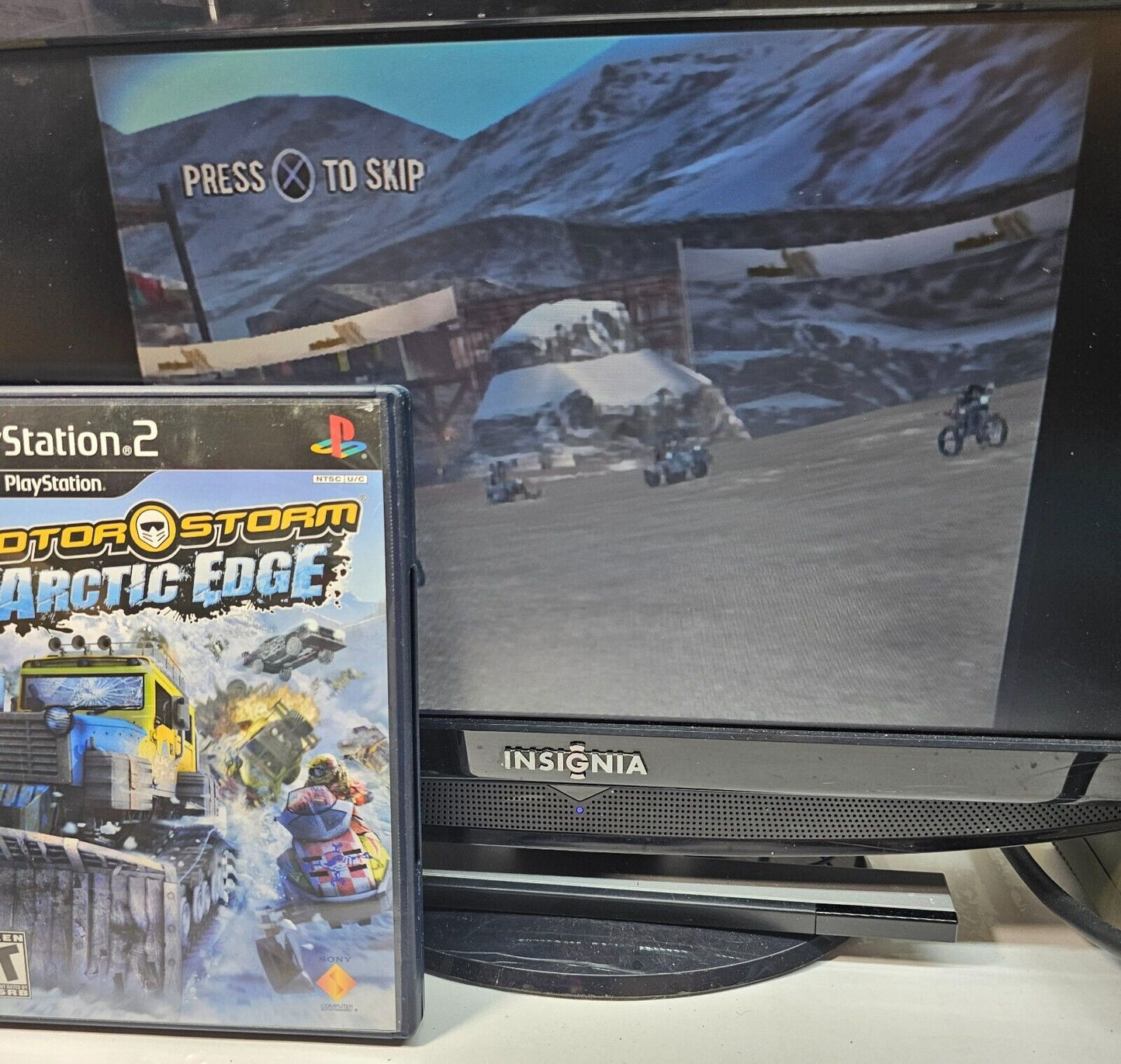 MotorStorm: Arctic Edge (Sony PlayStation 2, 2009) Game Case Manual - Tested