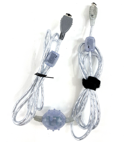 Mad Catz Game Boy Advance Silver/Purple Link Transfer Cable - Tested and Working