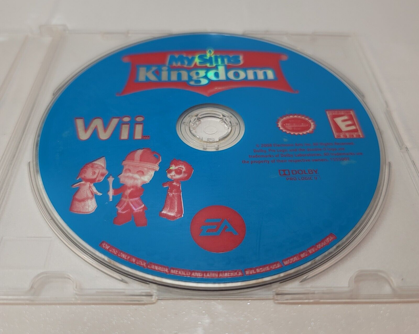 MySims Kingdom (Nintendo Wii, 2008) Game Disc