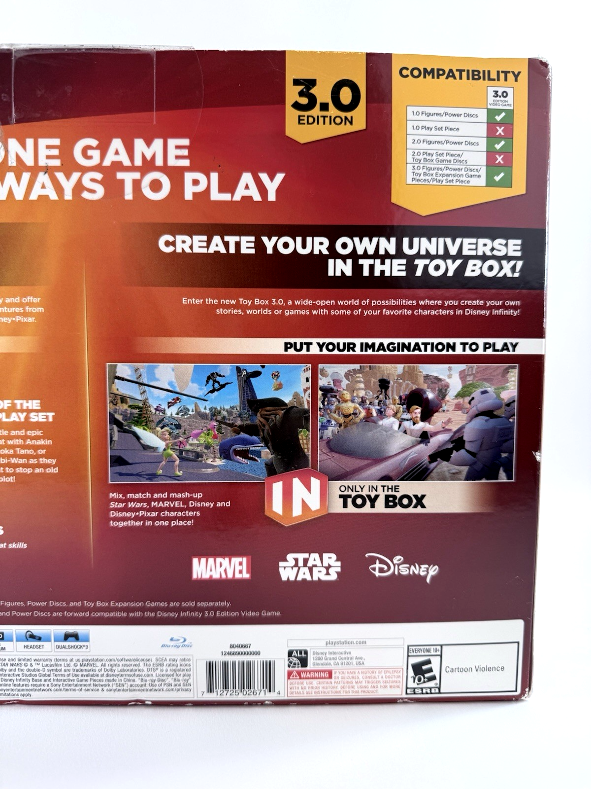 Disney Infinity 3.0 Star Wars Starter Pack For PlayStation 3 - New - Box Wear